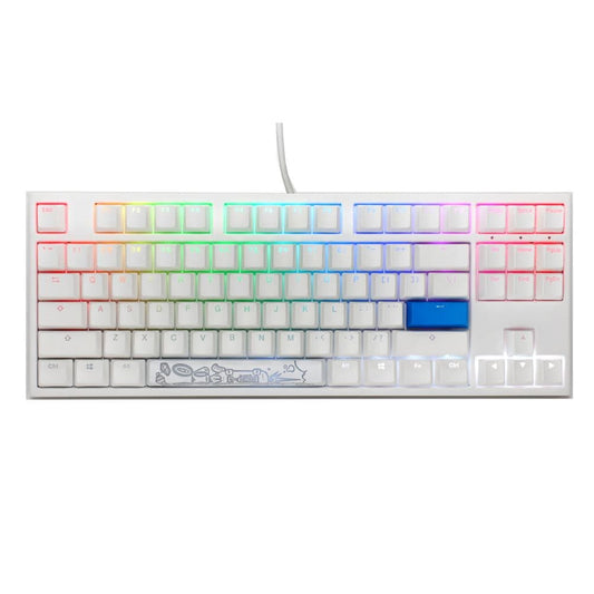 Ducky One 2 White TKL RGB - Silent Red - Choice Computer Technologies