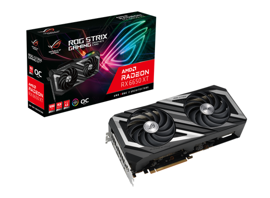 ASUS ROG Strix AMD Radeon RX 6650 XT OC 8GB - Choice Computer Technologies